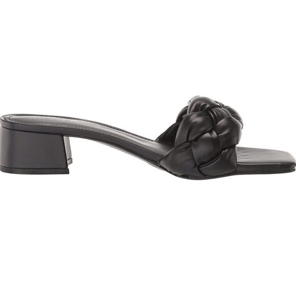 𝅺MARC Fisher Calicea braided block heel slide sandals size 6M…….. - Picture 3 of 8